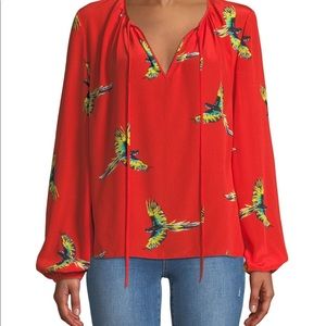 *NWT* Diane Von Furstenberg Silk Blouse Size 14